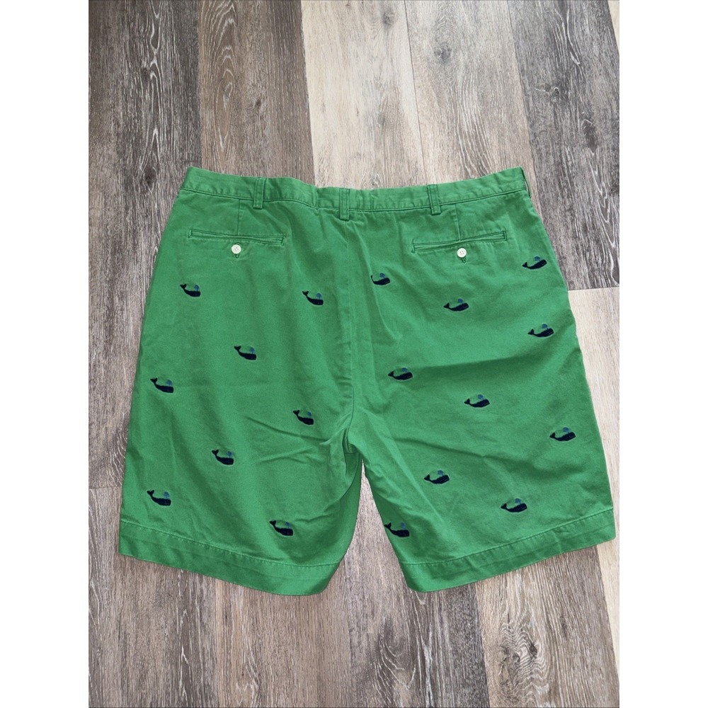 Polo Ralph Lauren Whale Embroidered Shorts Men Size 44B/44G Green Preppy - Picture 5 of 12